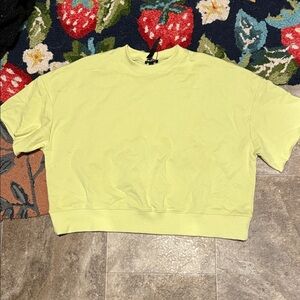 Finatics Citron Everyday Cropped Crew